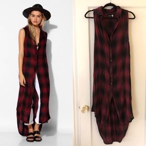 UO BDG Grunge Sleeveless Maxi Tunic